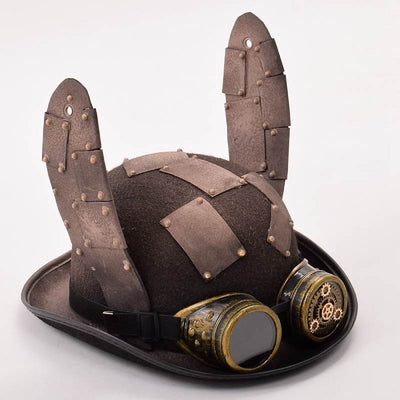 bunny ear steampunk hat
