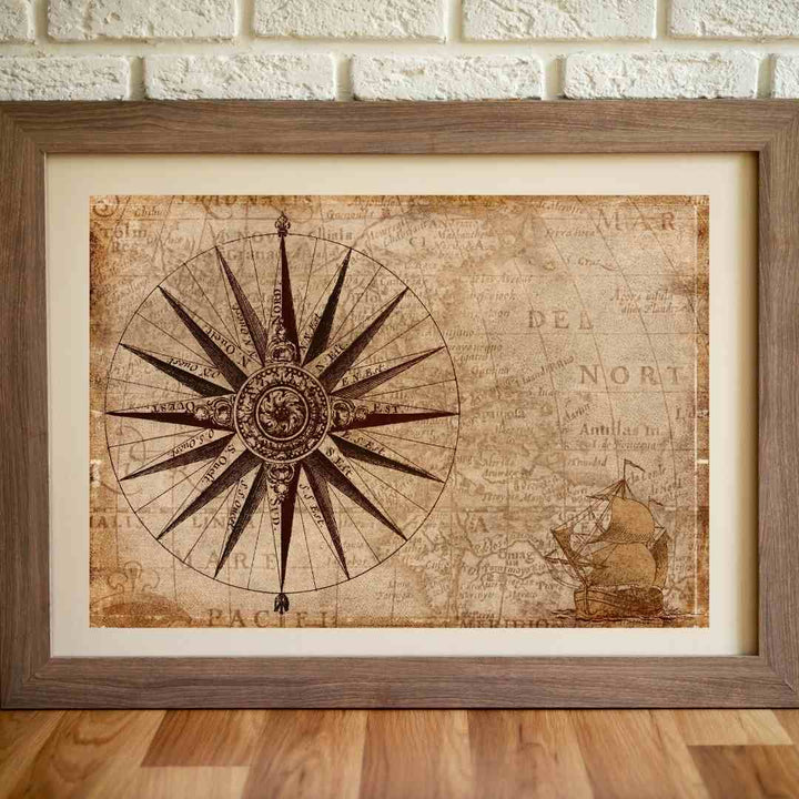 compass wall art