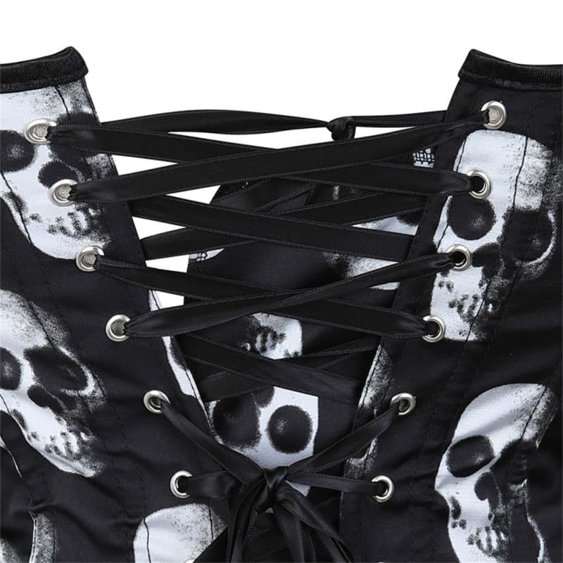 Skull Steampunk corset