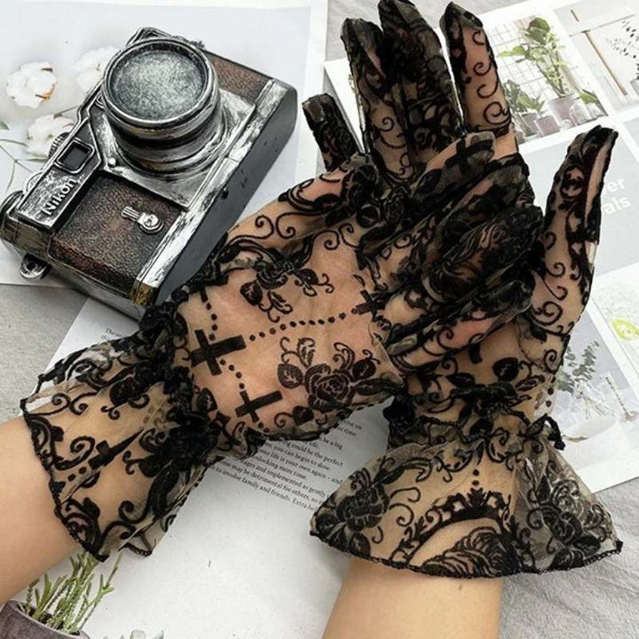 cosplay victorian gloves