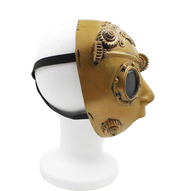 Vintage steampunk robot mask