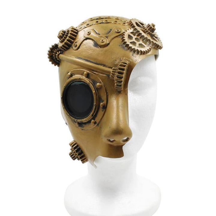 Vintage steampunk robot mask