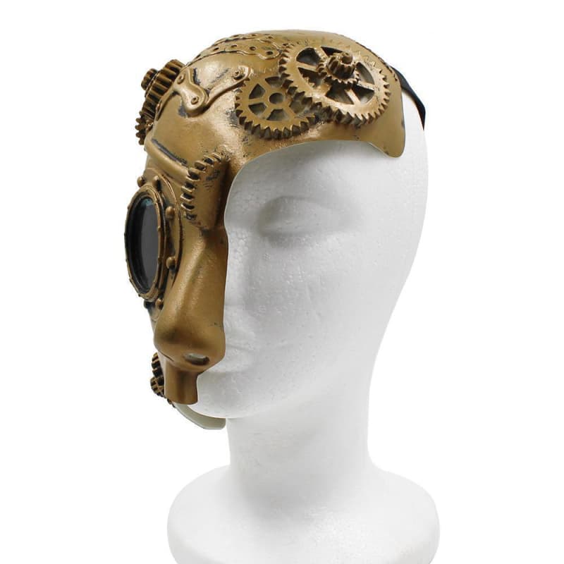 Vintage steampunk robot mask