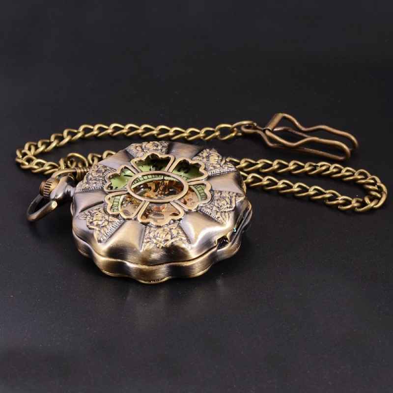 elegant bronze steampunk pocket watch