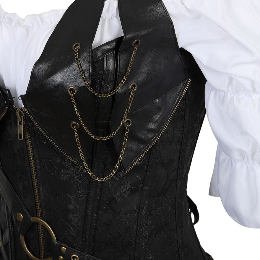 Evil Pirate steampunk costume