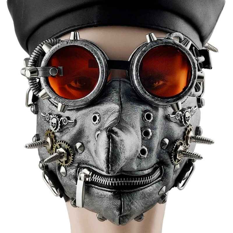 Steampunk mask with long nose