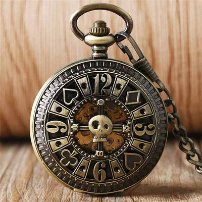 gambler steampunk pocket watch