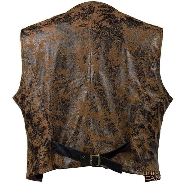 Antique brown steampunk vest