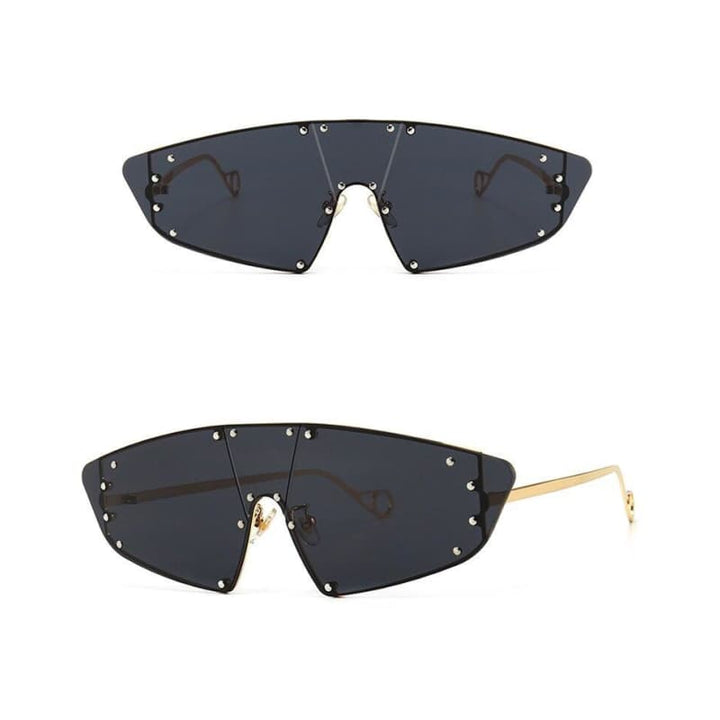 Transparent Steampunk sunglasses