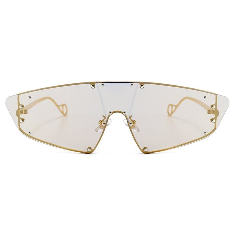 Transparent Steampunk sunglasses