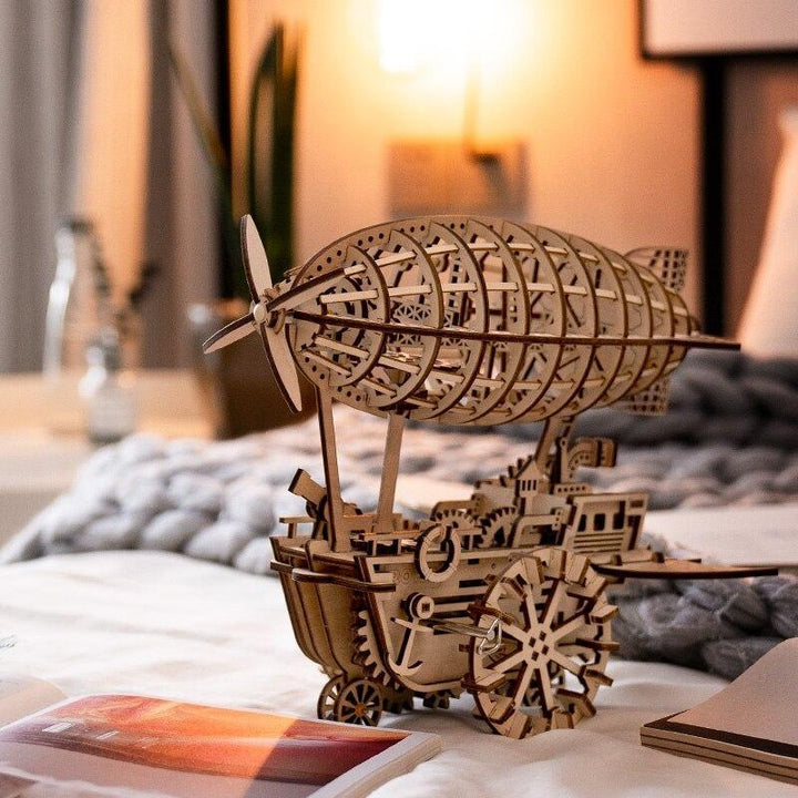 Steampunk airship Model