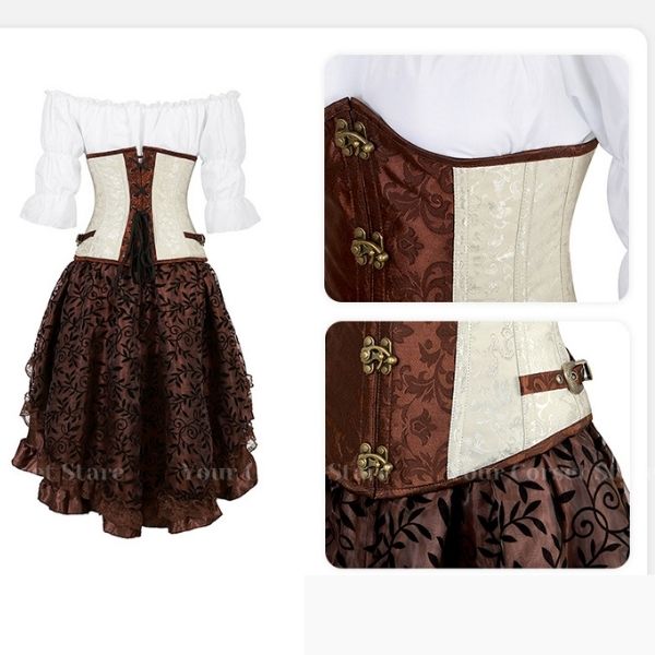 mechanika steampunk costume details