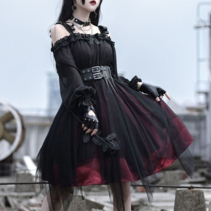 Lolita Steampunk military dress