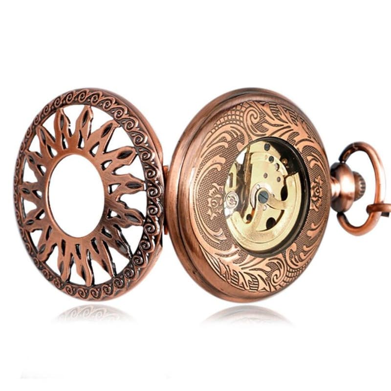 Sun Steampunk pocket watch