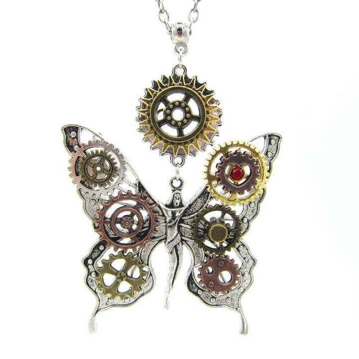 Steampunk fairy necklace