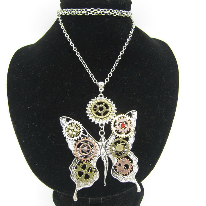 Steampunk fairy necklace