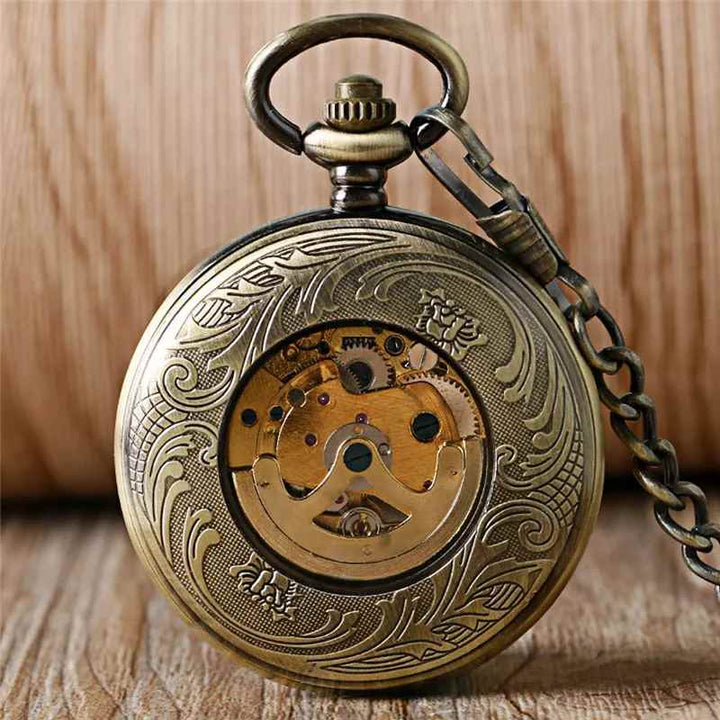 pocket watch with mechanism