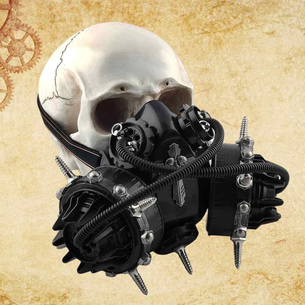 premium steampunk gas mask