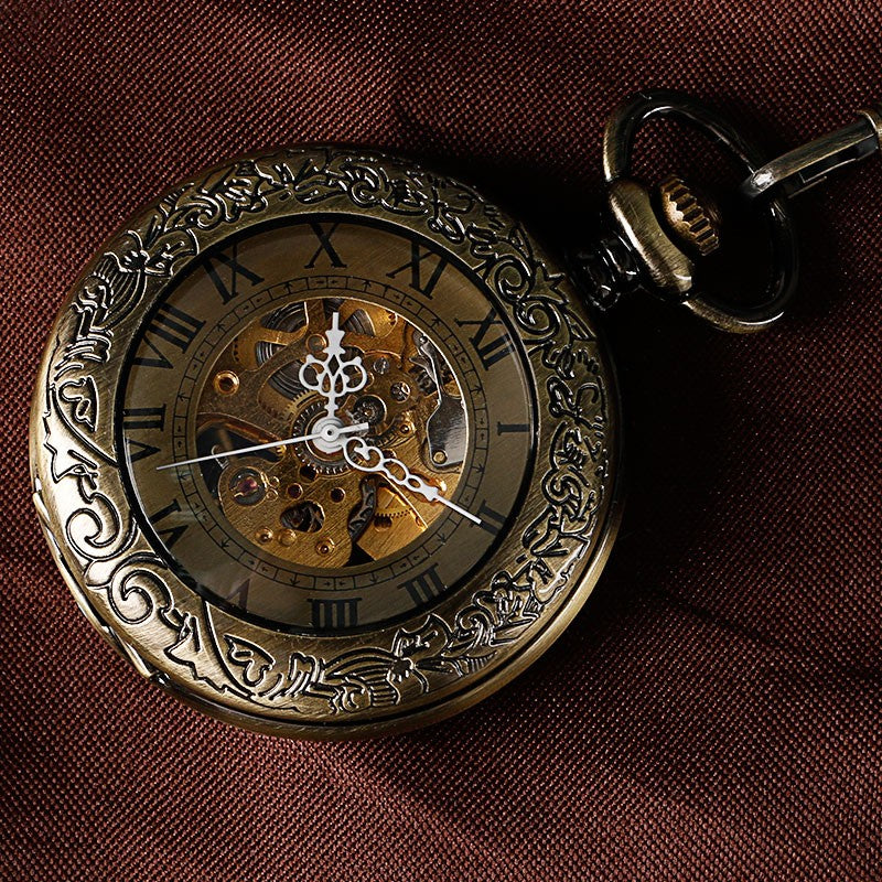 Antique Bronze Steampunk pocket watch