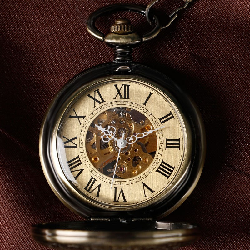 Antique Bronze Steampunk pocket watch