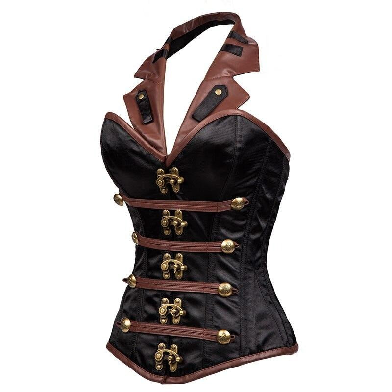 Steampunk military corset