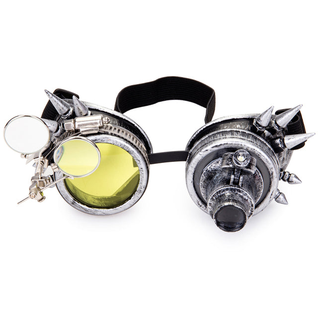 steampunk magnifying goggles Steampunk Goggles with light