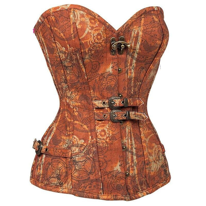 Time traveler steampunk corset