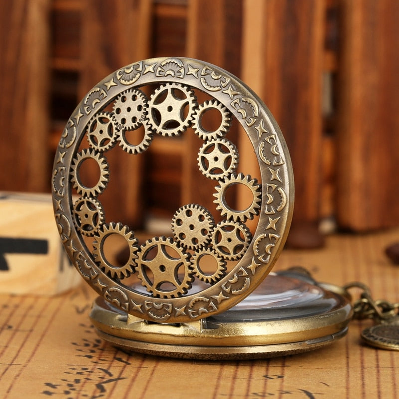 Tick-tack Steampunk pocket watch