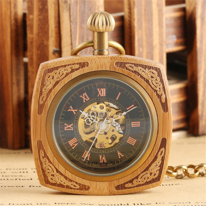 Square Steampunk pocket watch