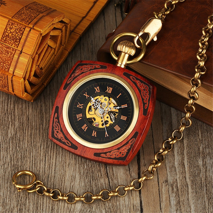 Square Steampunk pocket watch