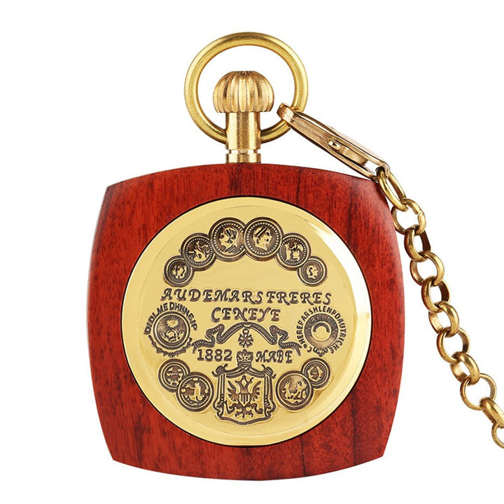 Square Steampunk pocket watch