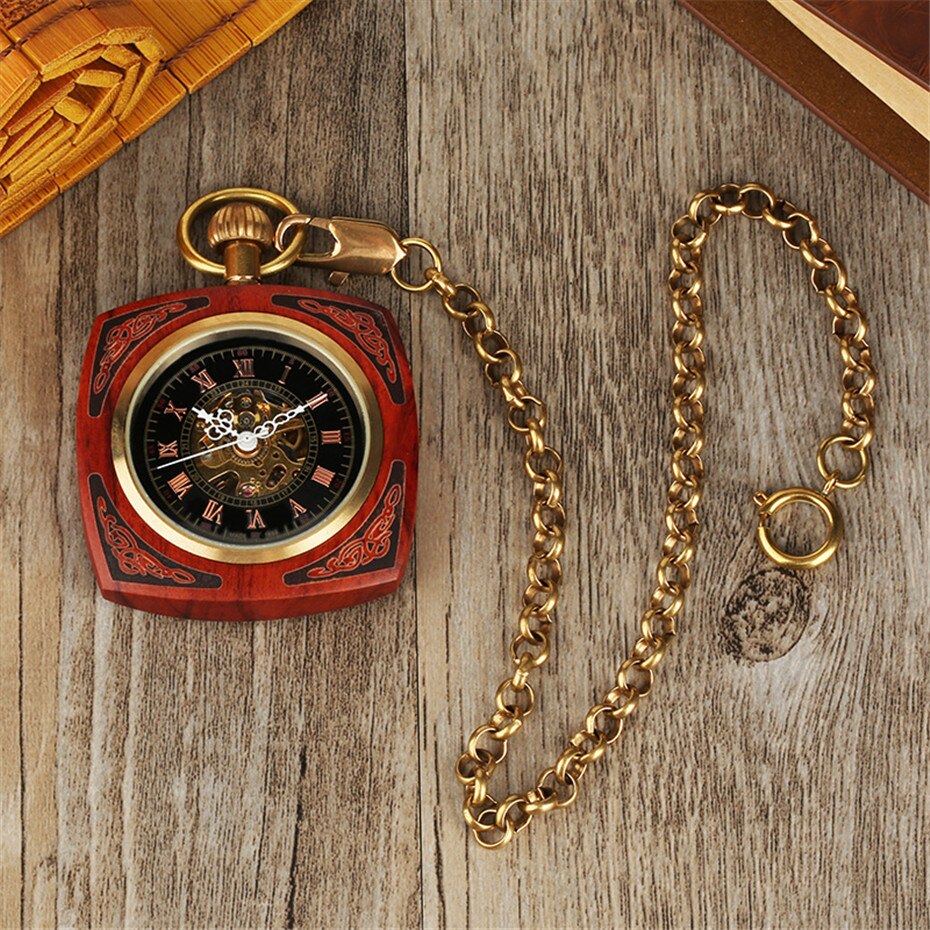 Square Steampunk pocket watch