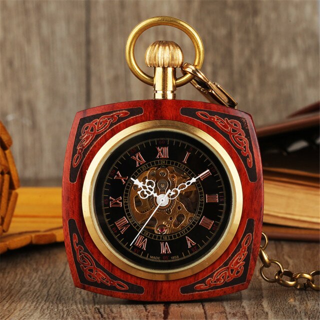 Square Steampunk pocket watch