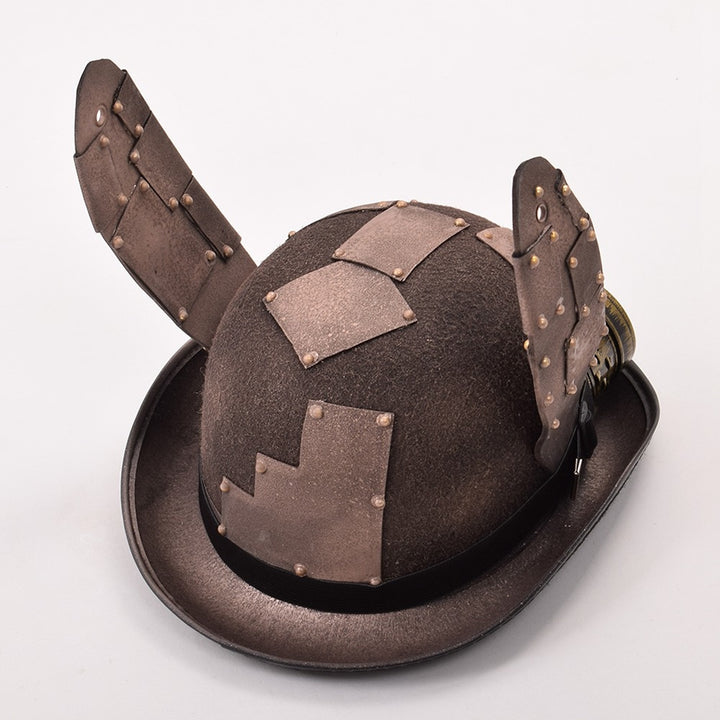 Steampunk bunny ears hat