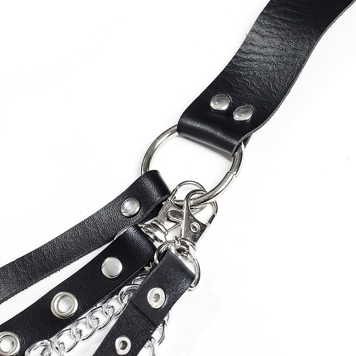 Goth Punk steampunk chain belt