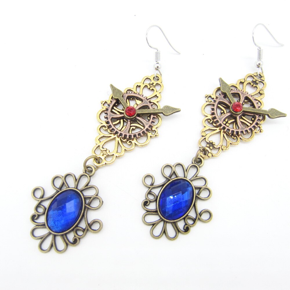 Steampunk retro earrings