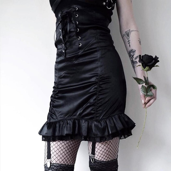 Steampunk bodycon skirt