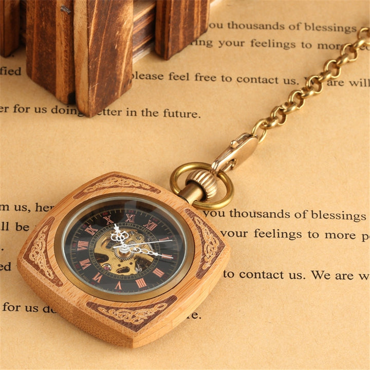 Square Steampunk pocket watch