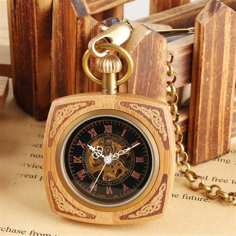 Square Steampunk pocket watch