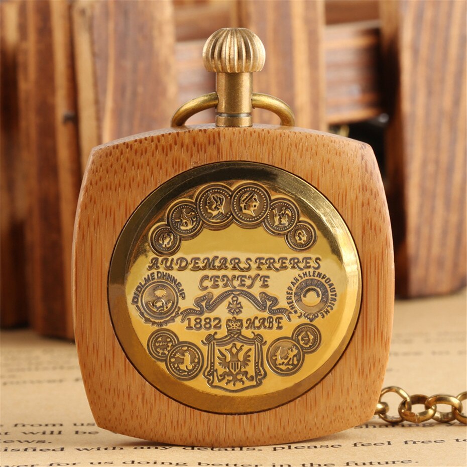 Square Steampunk pocket watch