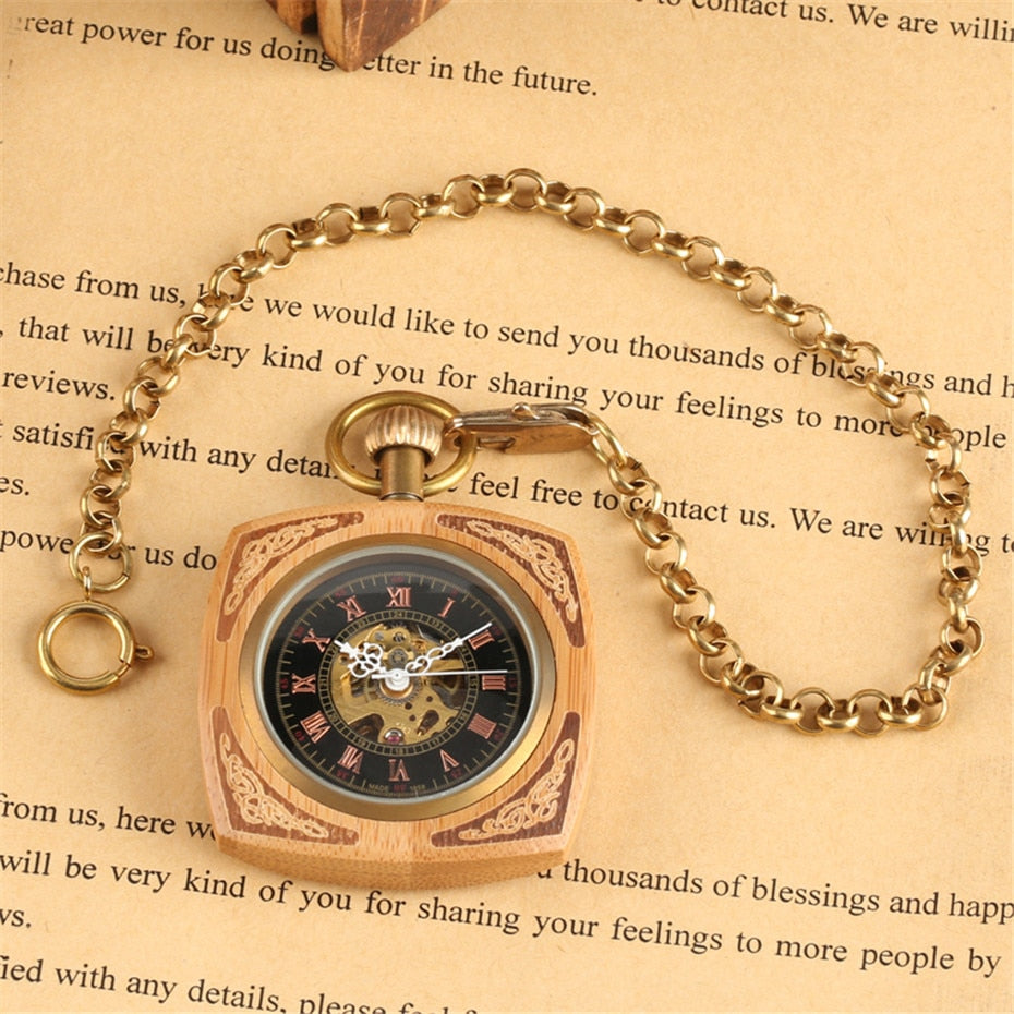 Square Steampunk pocket watch