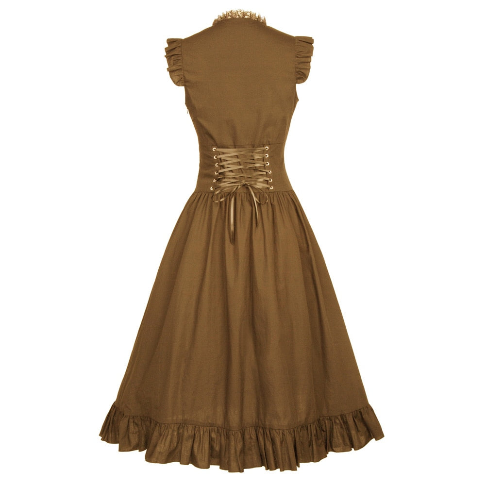 Belle Epoque steampunk dress