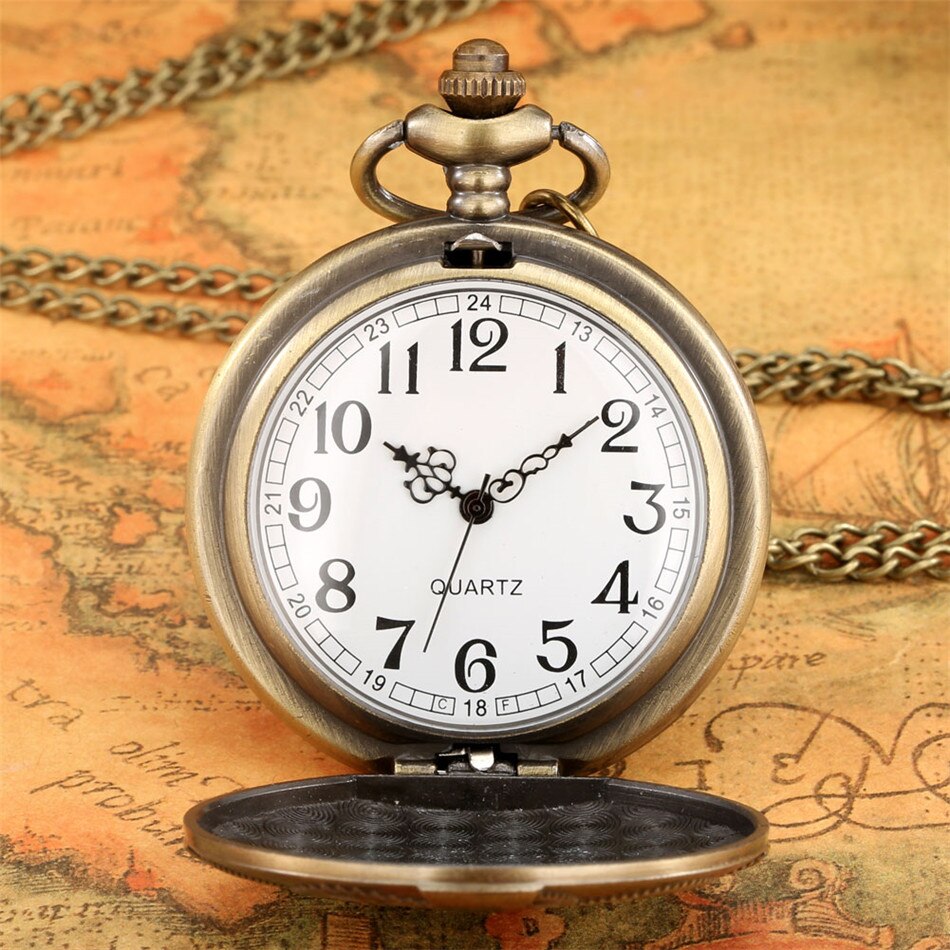 Steampunk pocket watch with gears