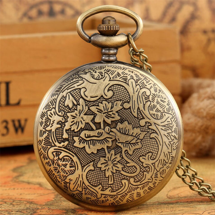 Steampunk pocket watch with gears