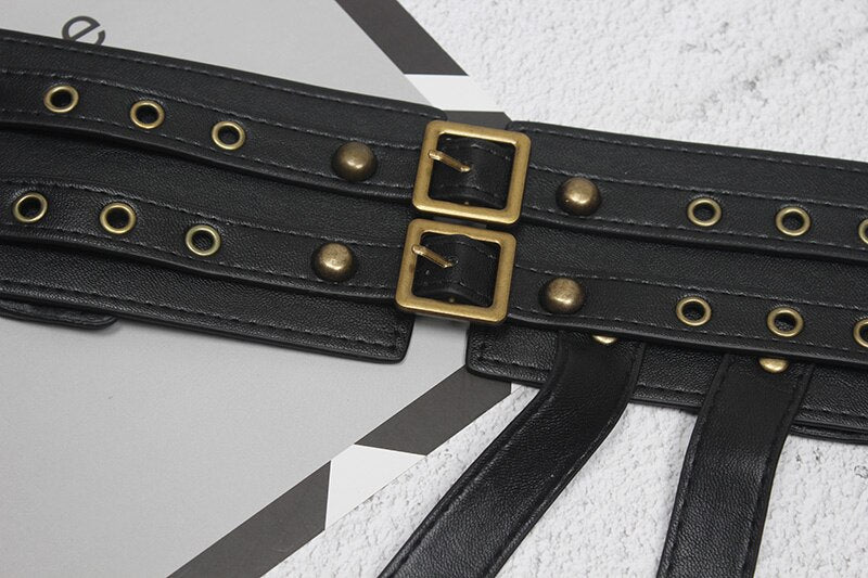 Steampunk belt with ornament