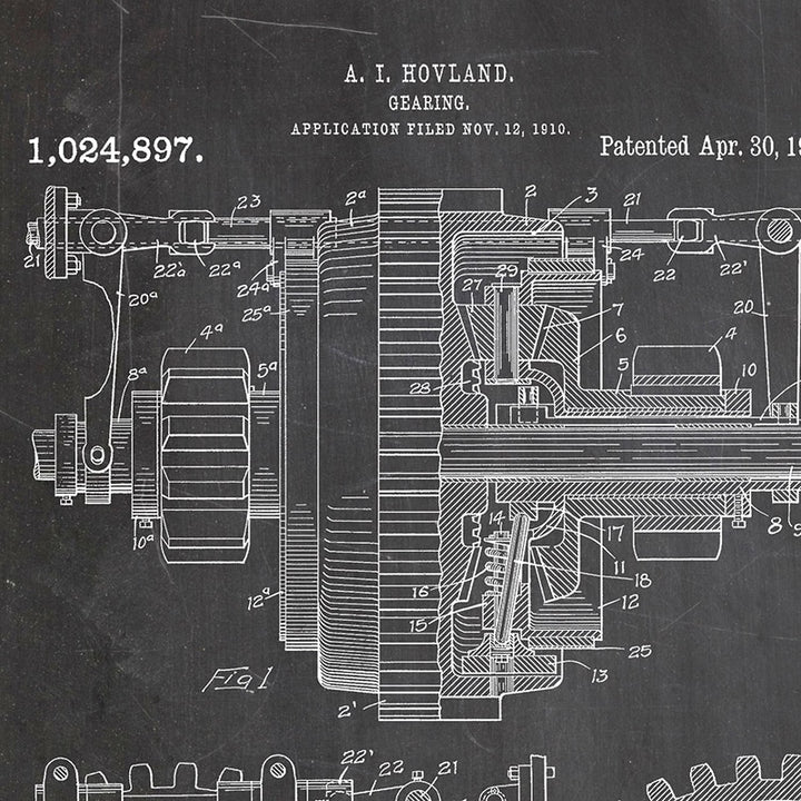 Steampunk mechanic gears wall art