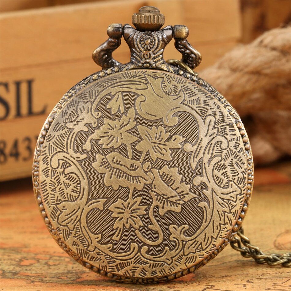 Steampunk butterfly style pocket watch