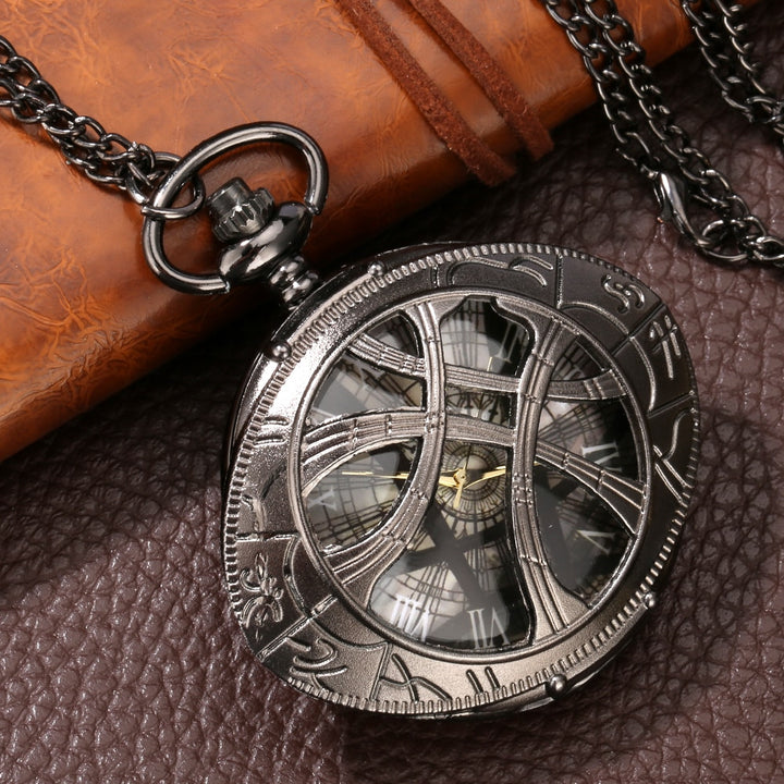 Eye-Shaped Steampunk pocket watch