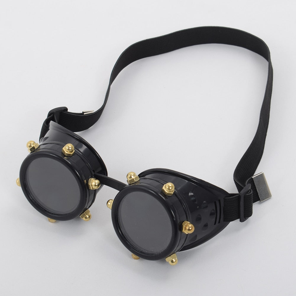 Steampunk aviator goggles