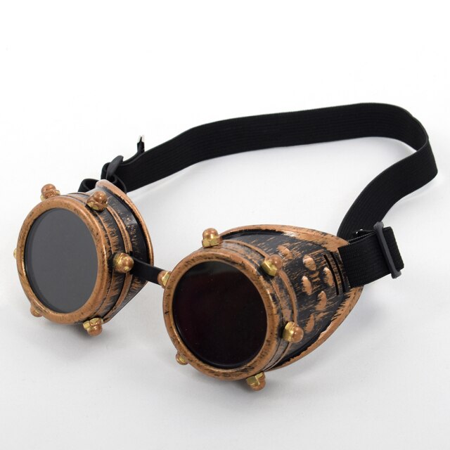 Steampunk aviator goggles